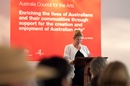 Kathy Keele, CEO of Australia Council for the Arts, gets a little bit serious.