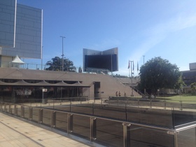 Urban screen at the Concourse, Chatswood